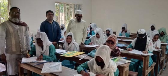 আশাশুনি আলিয়া মাদ্রাসা পরিদর্শন