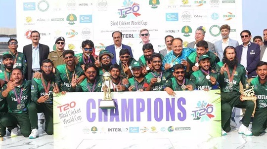 ব্লাইন্ড বিশ্বকাপের নতুন চ্যাম্পিয়ন পাকিস্তান