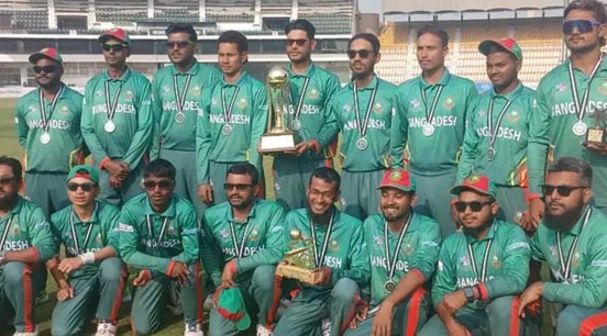 দৃষ্টিহীনদের বিশ্বকাপে রানার্সআপ বাংলাদেশ