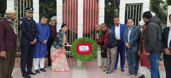 হোমনাায় মুক্তিযোদ্ধা ও শহীদ মুক্তিযোদ্ধা পরিবারবর্গের সংবর্ধনা