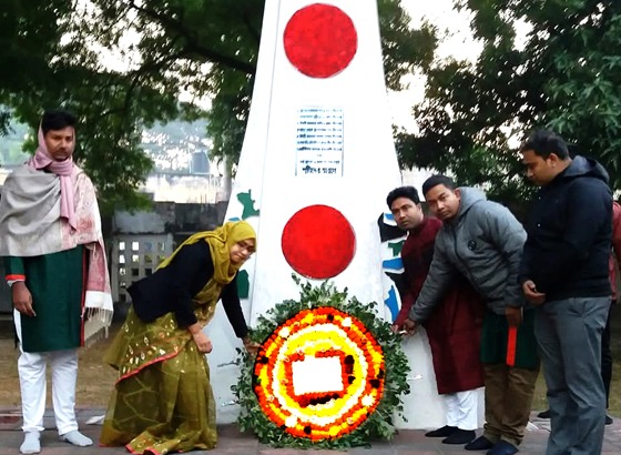 নাচোলে যথাযোগ্য মর্যাদায়মহান বিজয় দিবস পালিত