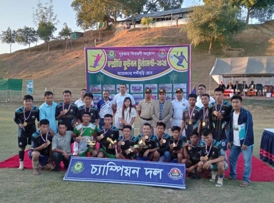 সম্প্রীতি ফুটবল টুর্নামেন্ট‘র ফাইনাল ম্যাচ অনুষ্ঠিত
