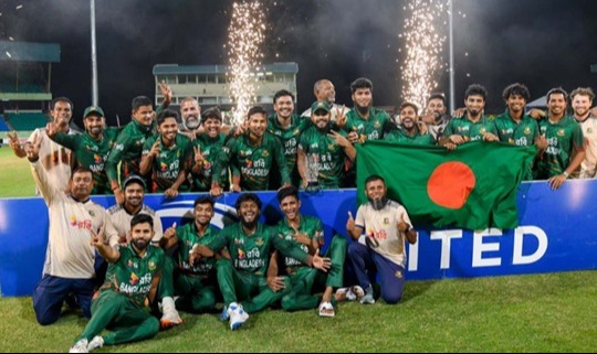 ওয়েস্ট ইন্ডিজকে হোয়াইটওয়াশ করলো টাইগাররা
