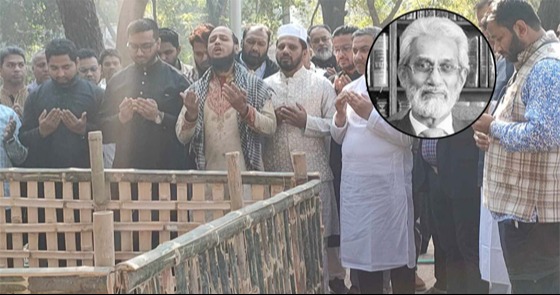 চিরনিদ্রায় শায়িত হলেন উপদেষ্টা হাসান আরিফ