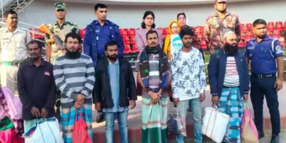 ভারতে কারাভোগের পর ৬ বাংলাদেশীকে হস্থান্তর