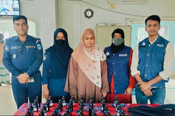 সরাইলে ফেন্সিডিলসহ গ্রেপ্তার ১