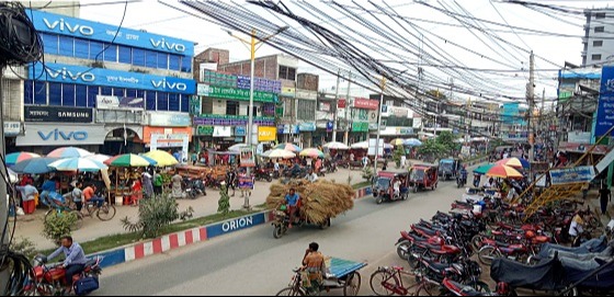 বিশৃঙ্খলার নগরীতে পরিনত হয়েছে কালীগঞ্জ