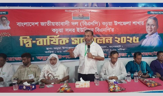 কচুয়ায় বিএনপির দ্বি-বার্ষিক সম্মেলন অনুষ্ঠিত