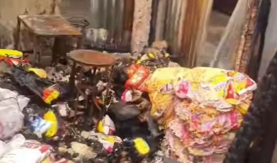 সেনবাগের সেবারহাটে ভয়াবহ অগ্নিকান্ড ৩ ব্যবসা প্রতিষ্টান পুড়ে ছাঁই