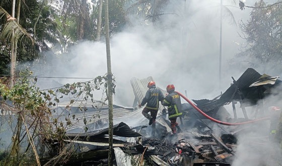 কচুয়ায় অগ্নিকাণ্ডে বসতঘর ভস্মীভূত