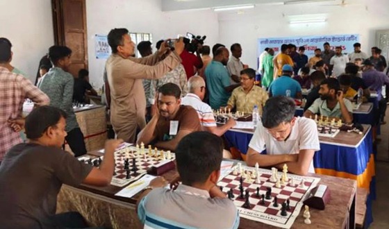 কুমারখালীতে আন্তর্জাতিক স্যান্ডার্ড রেটিং দাবা খেলা
