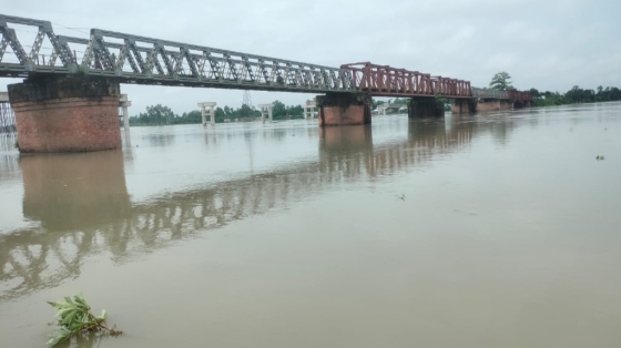 বিপদসীমার উপরে প্রবাহিত হচ্ছে  দুধকুমার নদের পানি, নিম্নাঞ্চল প্লাবিত