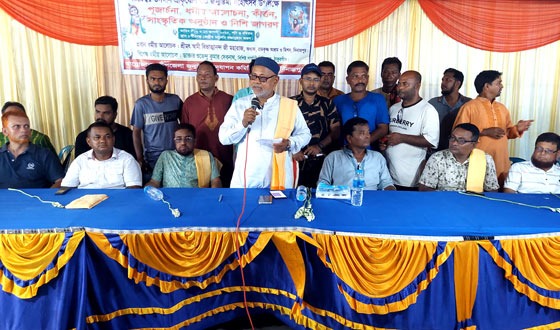 বীরগঞ্জে জন্মাষ্টমী উপলক্ষ্যে বর্ণাঢ্য র‌্যালি ও সভা