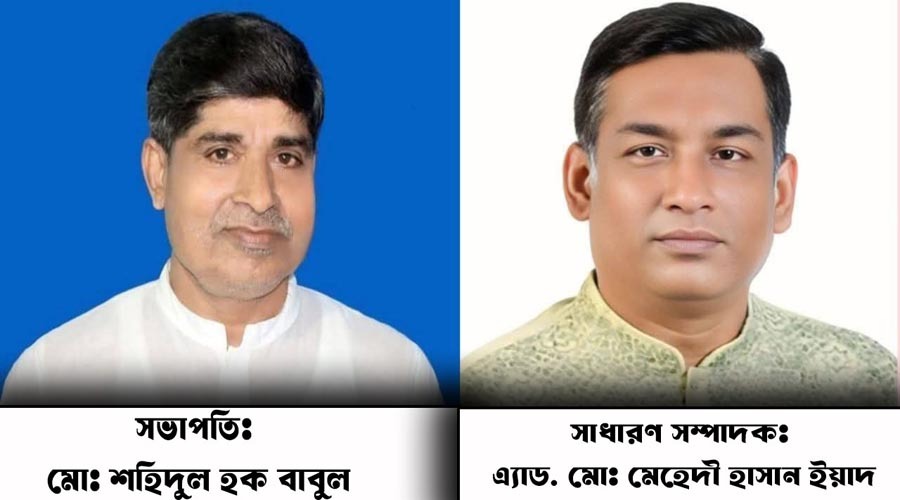 মোরেলগঞ্জ বিএনপির সভাপতি বাবুল, সম্পাদক মেহেদী