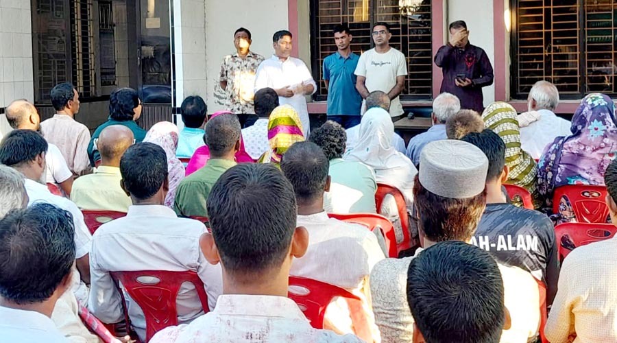 উর্দুভাষী নেতাদের সাথে সৈয়দপুর থানার নবাগত ওসির মতবিনিময়