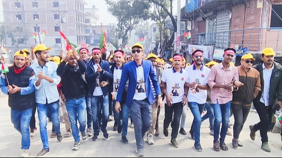 বাবুগঞ্জে ছাত্রদলের প্রতিষ্ঠাবার্ষিকী উপলক্ষে র‌্যালি