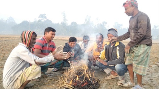 সুন্দরগঞ্জে তীব্র শীতে জনজীবন বিপর্যস্ত