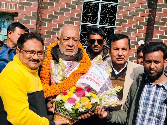 দৌলতপুরে বিএনপির আহবায়ক সাবেক এমপিকে শুভেচ্ছা