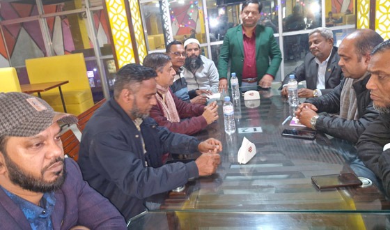 সাংবাদিকদের সাথে মতবিনিময়