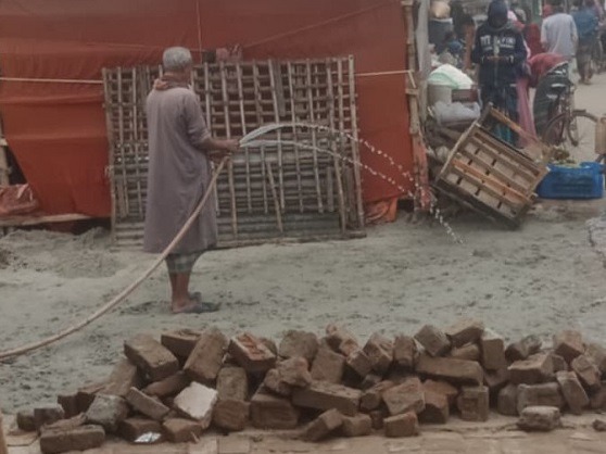 ঘুগরাকাটি বাজারের সরকারি জায়গা দখরলের চেষ্টা
