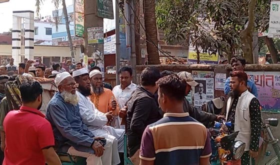 সরাইল বিএনপি সভাপতিকে গালমন্দ, নিরাপত্তায় পুলিশ