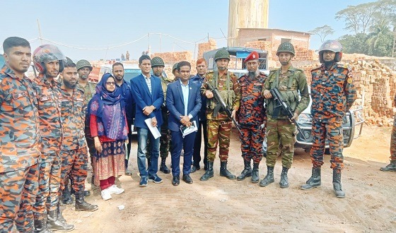 চাঁদপুরে ২ টি ইটভাটাকে তিন লক্ষ টাকা জরিমানা