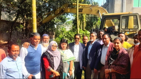 হাটহাজারীর মিঠাছড়া খাল পুনঃখনন কাজের উদ্বোধন