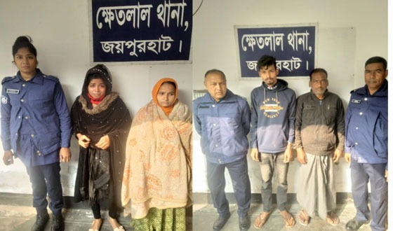 ক্ষেতলালে পুলিশ ও ডাকাতের গোলাগুলিতে আহত ২