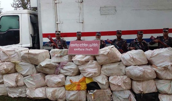 শেরপুর সীমান্তে ভারতীয় গরুর মাংস জব্দ