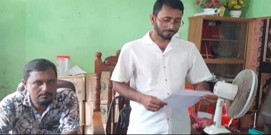 ইন্দুরকানীতে ইউপি চেয়ারম্যানকে হেয়প্রতিপন্ন করার অভিযোগে সংবাদ সম্মেলন