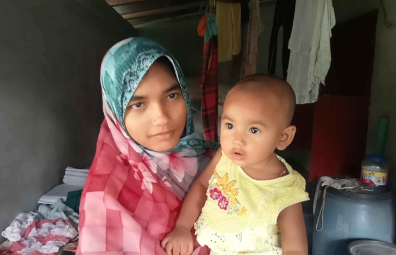 শিশু রাফা কখনও বাবা বলে ডাকতে পারবে না
