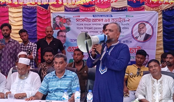 নড়াইল ২ আসনে বিএনপির সম্ভাব্য প্রার্থী মনিরুলের হাটসভা