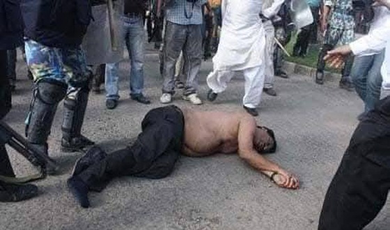 জয়নুল আবদিন ফারুকের ওপর হামলাকারীদের বিচারের দাবীতে মানবনবন্ধন