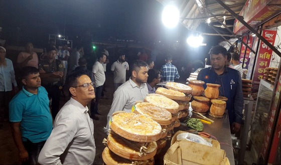শেরপুরে ১০ প্রতিষ্ঠানের লক্ষাধিক টাকা জরিমানা