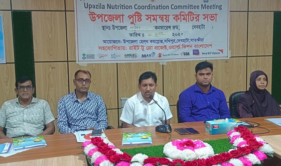 দেবহাটায় জাতীয় পুষ্টি কমিটির মাসিক সভা ও সমাপনী
