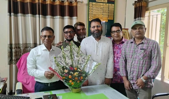 দৌলতপুরের প্রাথমিক শিক্ষা আব্দুর রহমানকে বিধায় ও সংবর্ধনা