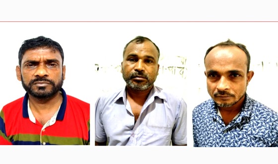 পাকুন্দিয়ায় তিন চোর গ্রেফতার, মোবাইল-টাকা উদ্ধার