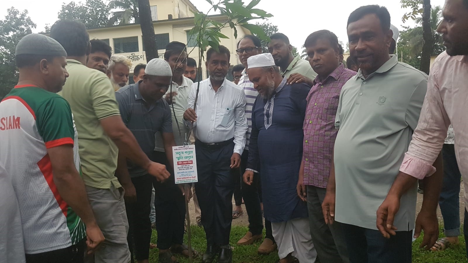 সুনামগঞ্জে কৃষকদলের উদ্যোগে বৃক্ষরোপণ কর্মসূচি