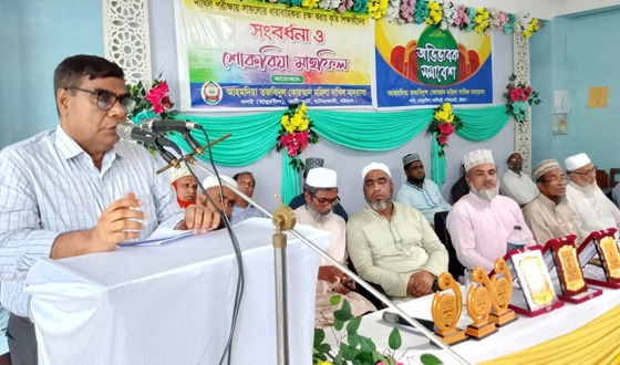 ধলই আহমদিয়া তজবিদুল কোরান মহিলা মাদ্রাসার কৃতি শিক্ষার্থীদের সংবর্ধনা