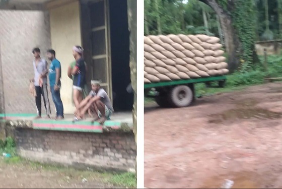 বাজিতপুরে খাদ্য গুদামে ধান সংগ্রহ শুরু