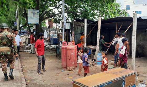 নাসিরনগরে শতাধিক অবৈধ স্থাপনা উচ্ছেদ