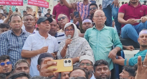 কালিয়াকৈর বিএনপির সাবেক সাধারণ সম্পাদকের মুক্তির দাবীতে বিক্ষোভ মিছিল