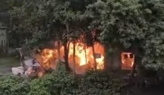 কালিয়াকৈরে অগ্নীকান্ডে তুলার গোডাউন ভস্মীভূত