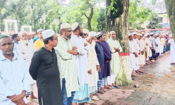 কালীগঞ্জে সাংবাদিক আহাম্মদ আলীর পিতার দাফন সম্পন্ন