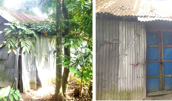 কুলিয়ারচরে জমি নিয়ে প্রতিপক্ষের হামলায় বাড়িঘর ভাঙচুর ও লুটপাট
