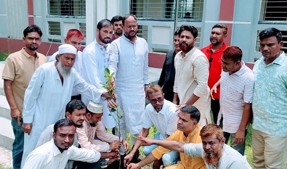 টাঙ্গাইলে বিভিন্ন স্কুল কলেজ ও শিক্ষা প্রতিষ্ঠানে সুলতান সালাউদ্দিন টুকুর বৃক্ষরোপণ