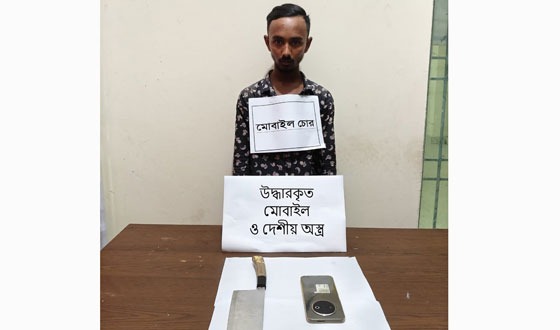 চাঁদপুরে মোবাইল চোর সিন্ডিকেট সদস্য আটক
