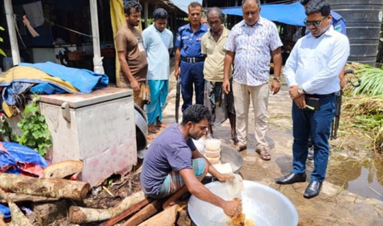 মিষ্টির কারখানার পাশেই গরুর খামার, জরিমানা ৭০ হাজার