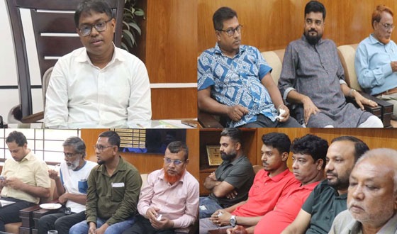 নওয়াপাড়া প্রেসক্লাবের সাংবাদিকদের সঙ্গে ইউএনও’র মতবিনিময়