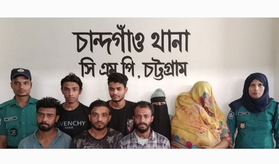 চট্টগ্রামে অসামাজিক কাজে লিপ্ত থাকার অভিযোগে গ্রেপ্তার ৭